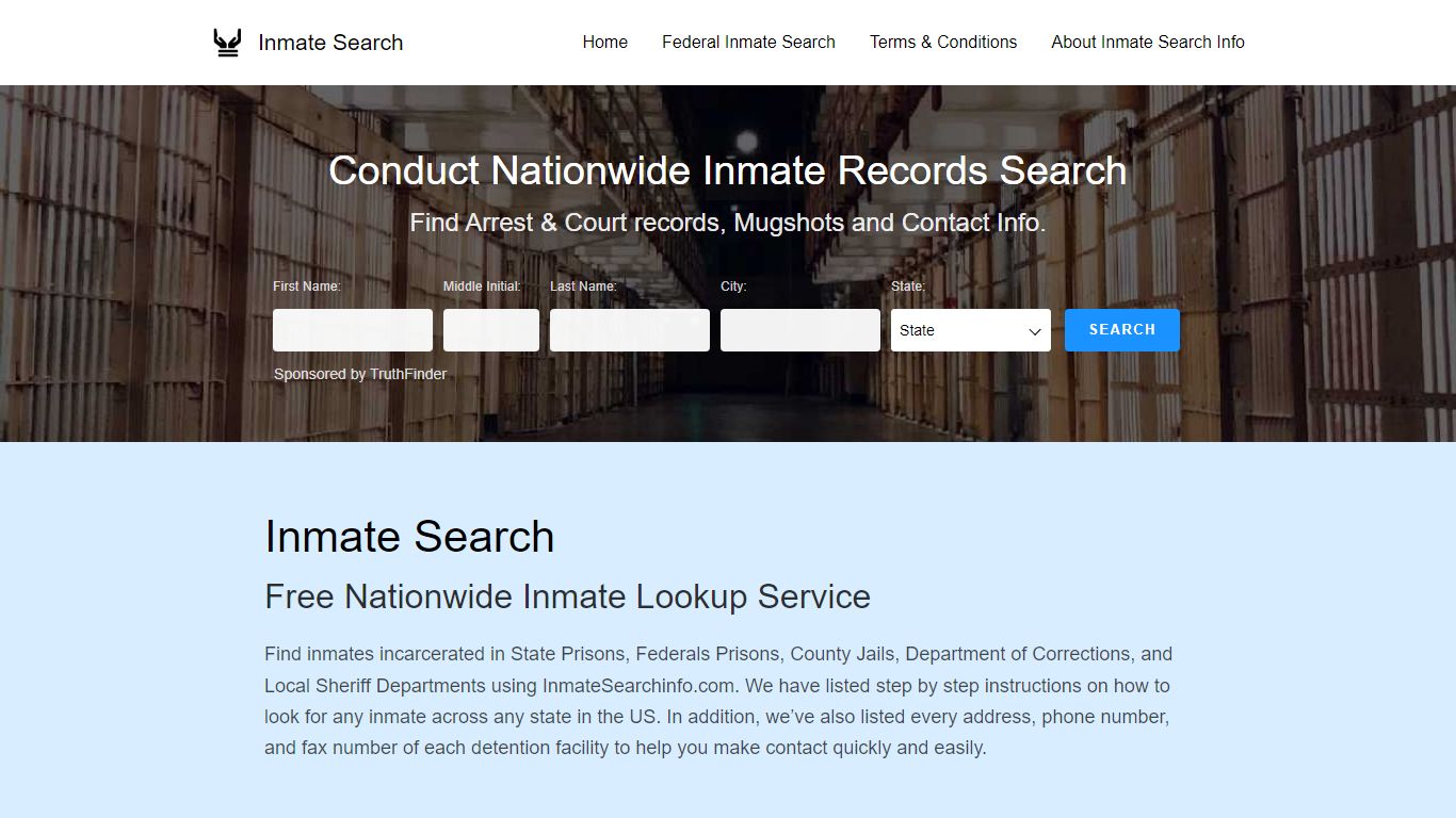Free California Inmate Lookup – DOC Inmate Locator